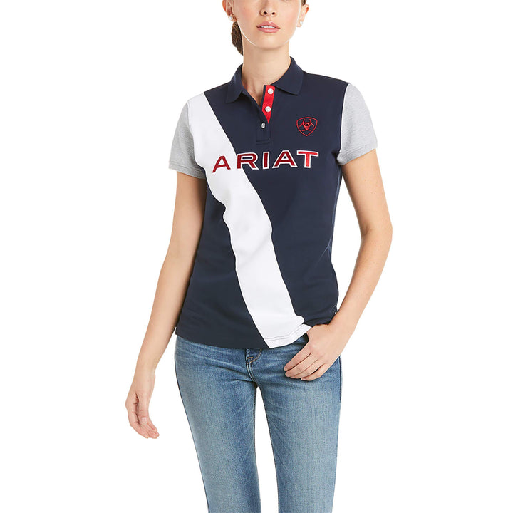 ARIAT Damen Taryn Polo Hemd S Team, S Team