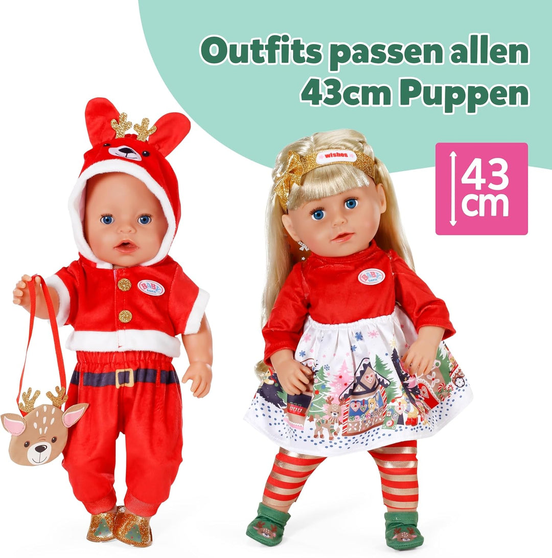 BABY born Adventskalender - 24 Überraschungen - Puppenkleidung &amp; Accessoires für 43 cm Puppen - Hoch