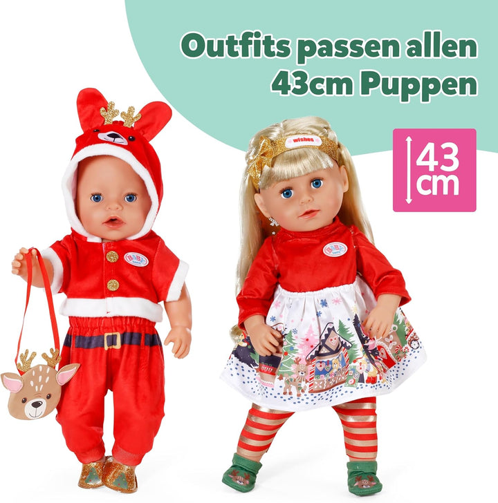 BABY born Adventskalender - 24 Überraschungen - Puppenkleidung &amp; Accessoires für 43 cm Puppen - Hoch