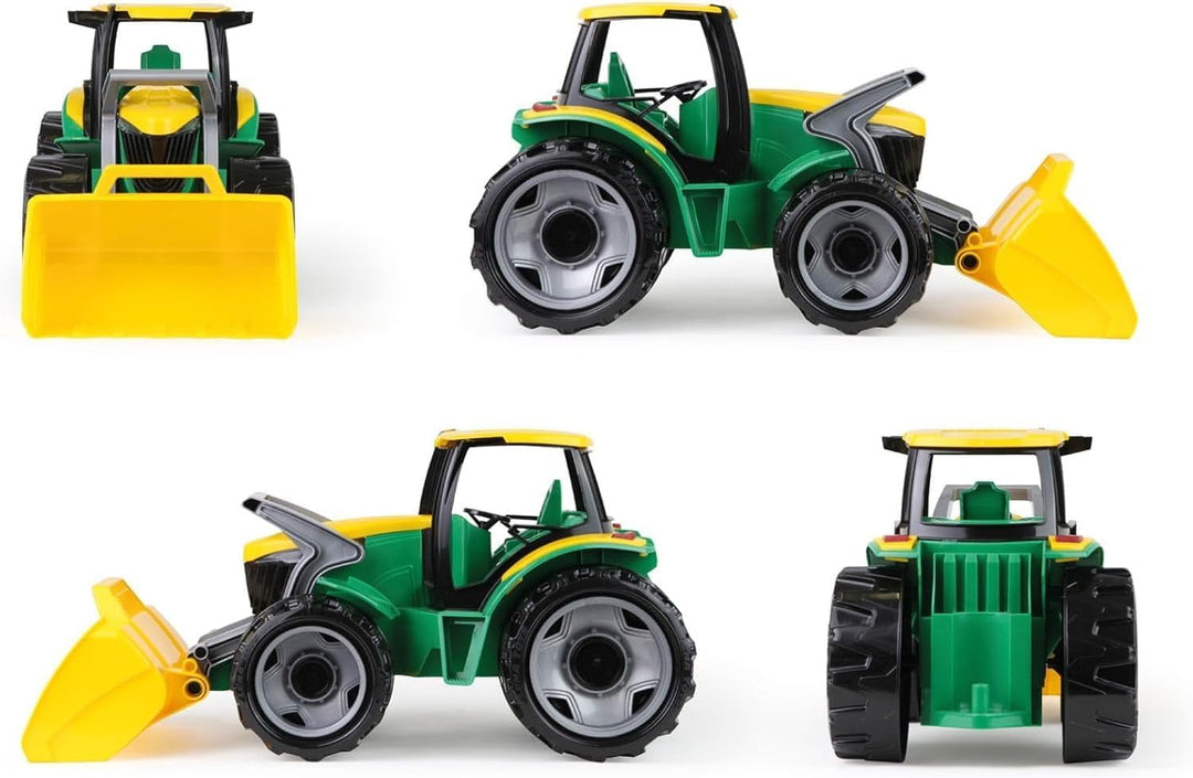 Lena 02057 - Starke Riesen Traktor mit Frontlader, grün/gelb, ca. 62 cm