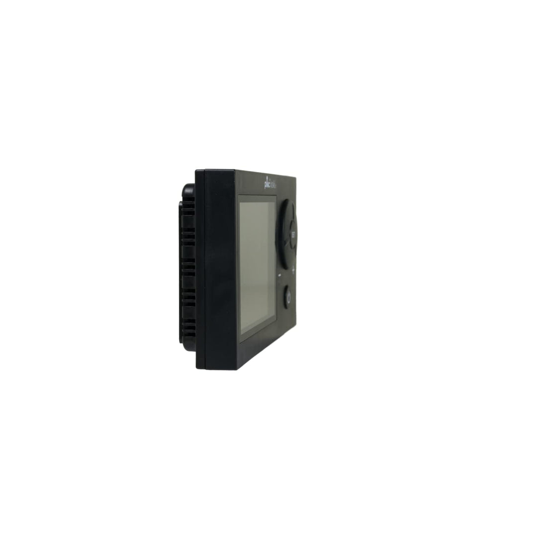Plikc Ski 2 – Digitales Raumthermostat (schwarz) Farbe: Schwarz, Farbe: Schwarz
