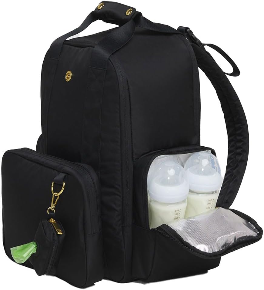 HUGGIES haddad brands europe Rucksack – Wickeltasche, Schwarz, one size, Casual