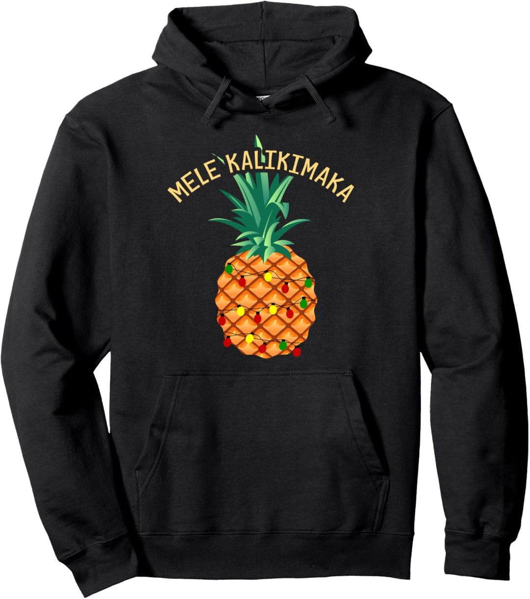 Mele Kalikimaka Hawaiianische Weihnachtsananas Pullover Hoodie