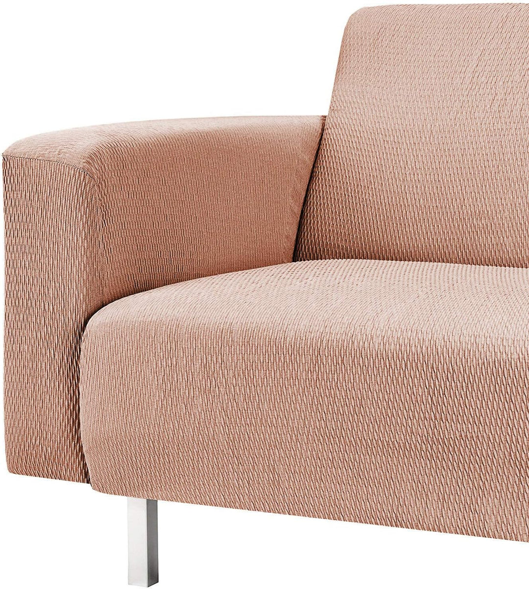 Martina Home Tunez, elastischer Sofabezug 1 Platz 1 Plaza (70-110 cm) Lachs Lachs 1 Platz, Lachs 1 P