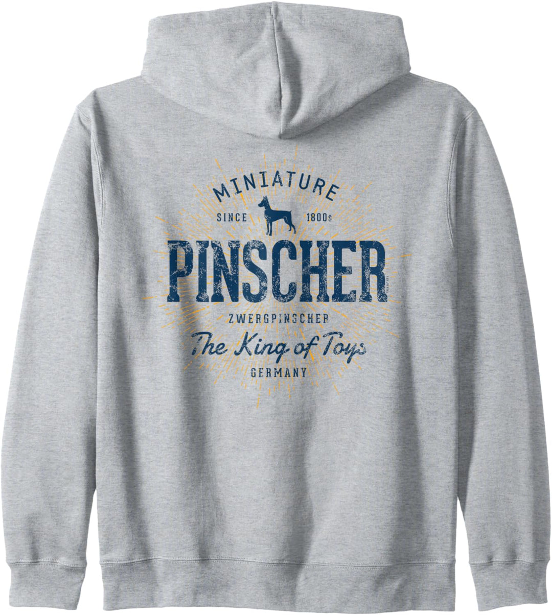 Miniature Pinscher Vintage Retro Zwergpinscher Kapuzenjacke