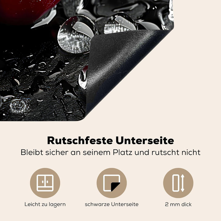 KitchenYeah© Herdabdeckplatte 59x51 cm Einteilig Herdabdeckung Abdeckplatte für Ceranfeld Abdeckung