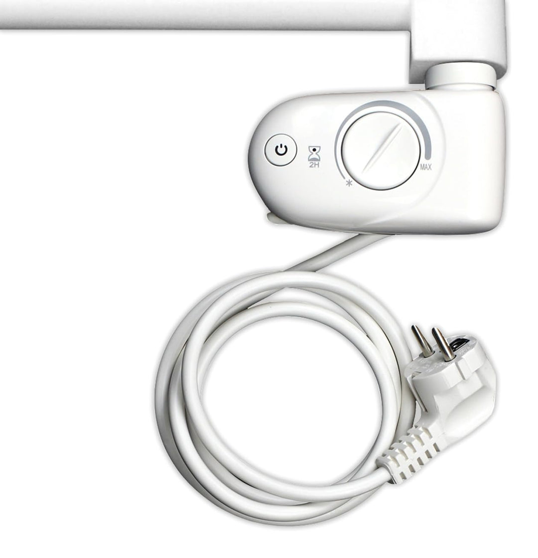 Heizstab mit analogem Thermostat für Badheizkörper 900 Watt 900 Watt Weiss, 900 Watt Weiss