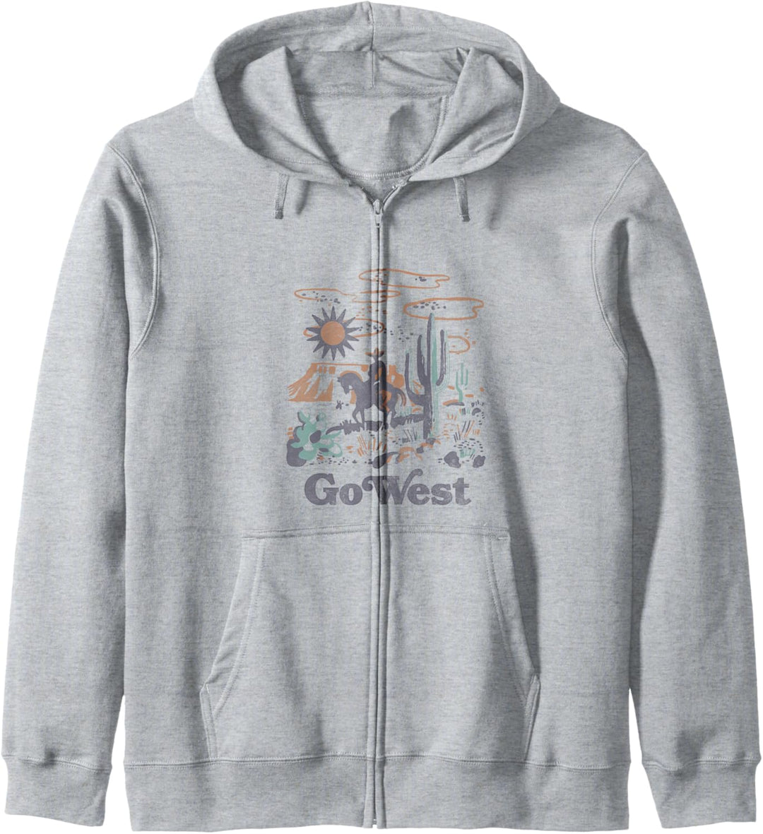 Trendy Go West Landscape Kapuzenjacke