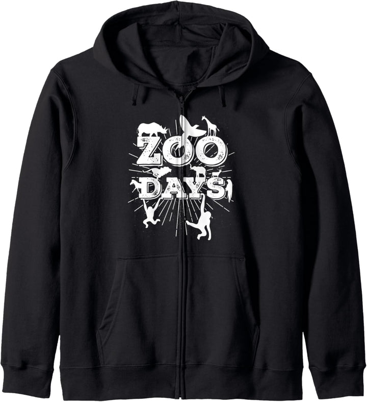 Zoo Tiersafari Lustiges Wildlife Geschenk Fun Kapuzenjacke