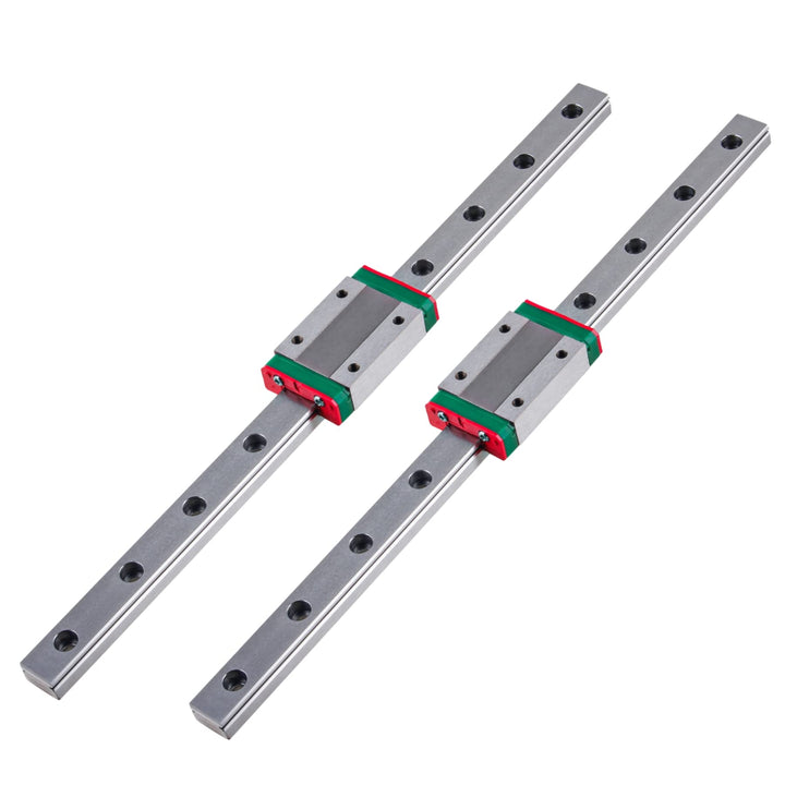 CNCYEAH 2 Stück MGN12H 350 mm Miniatur Lineare Schienenführung mit MGN12H Gleitblöcke Linearlager, l