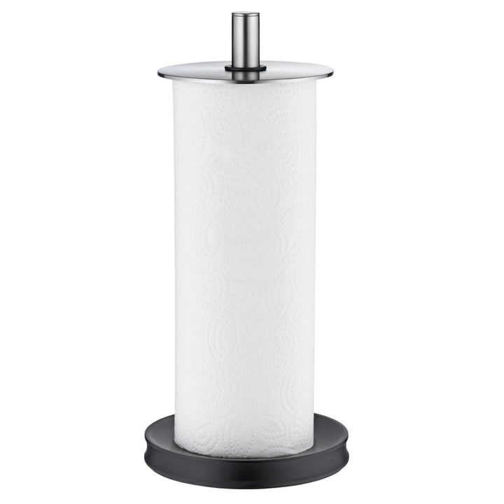 WMF Depot Küchenrollenhalter stehend 32 cm, Cromargan Edelstahl, Silikonfüsse spülmaschinengeeignet