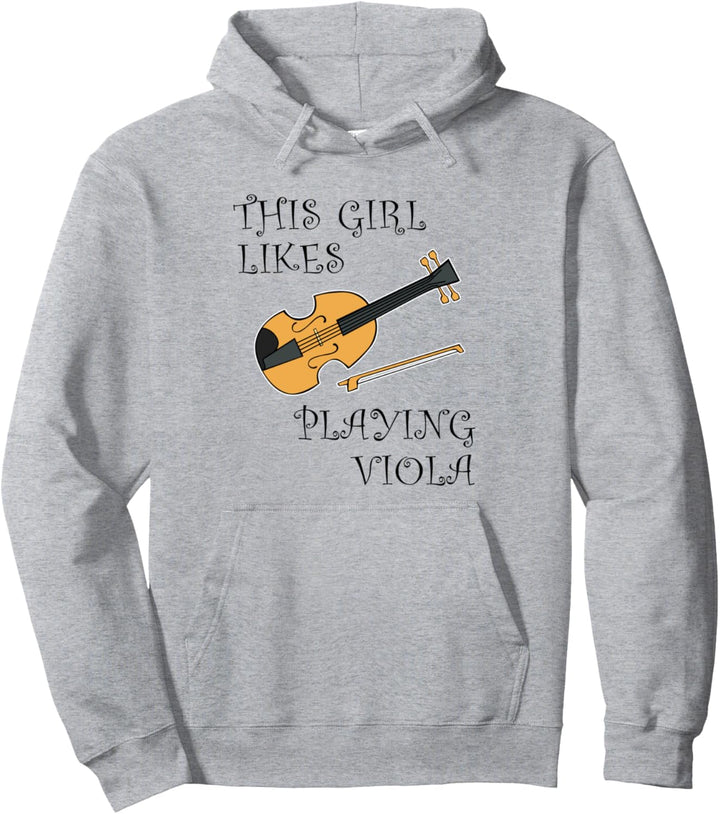 Mädchen mag Bratsche Musiker Lustiger Spruch Bratschist Pullover Hoodie