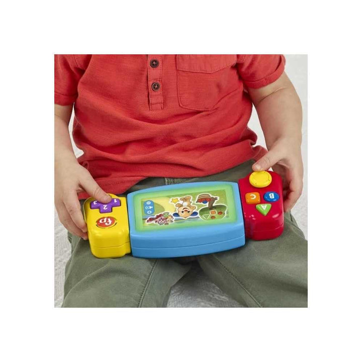 Fisher-Price Lernspass Spielkonsole - Kinderspielzeug mit Lichtern, Geräuschen und Lernliedern, Spie