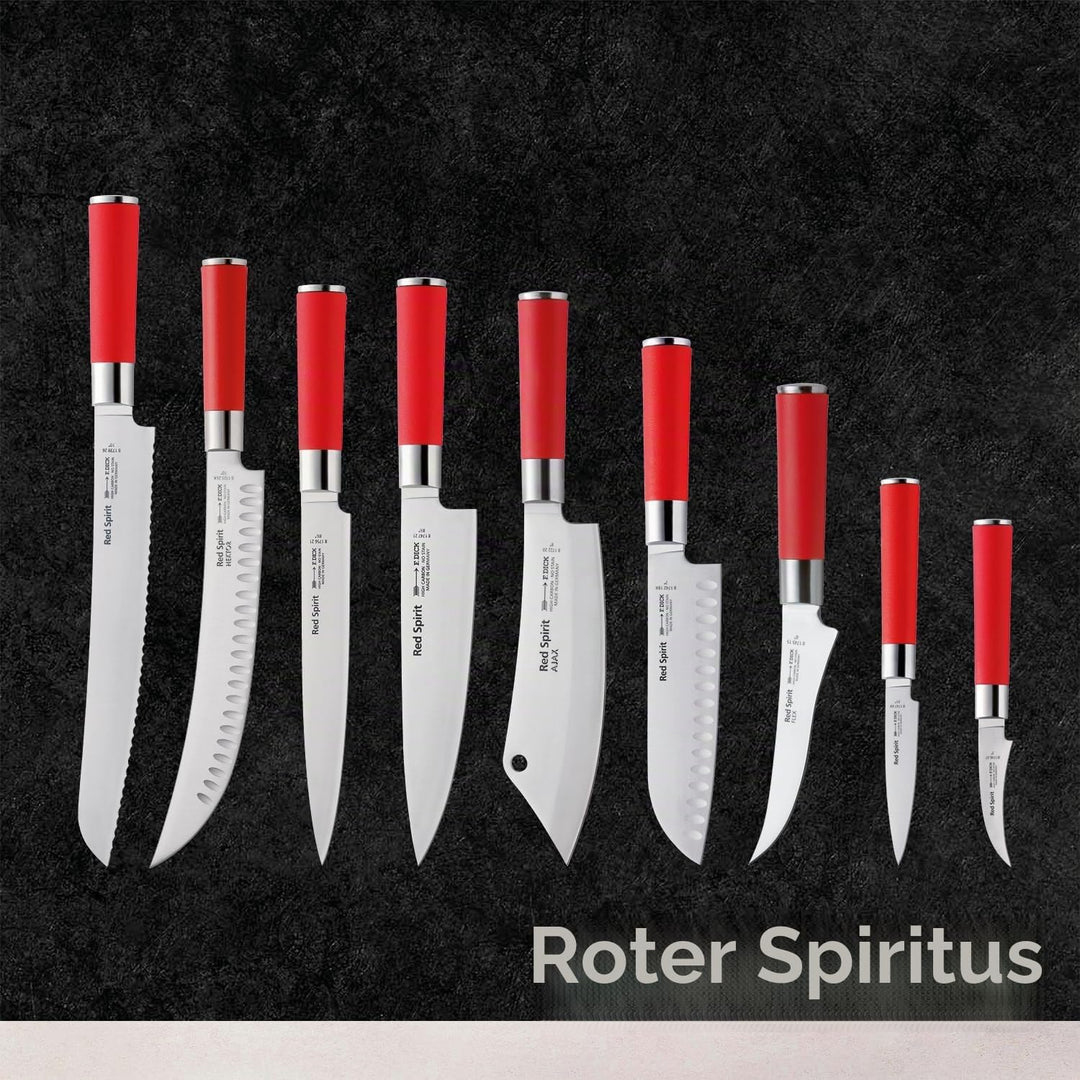 F. DICK Tantomesser, Red Spirit (Messer mit Klinge 21 cm, X55CrMo14 Stahl, nichtrostend, 56° HRC) 81