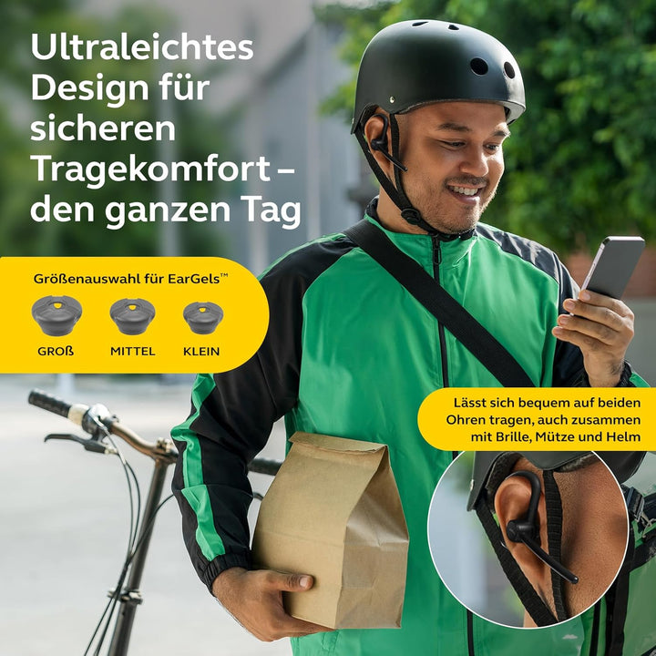 Jabra Perform Go 4 Mono Bluetooth Headset, Einohr-Wireless-Headset mit Dual-Mikrofon Geräuschunterdr
