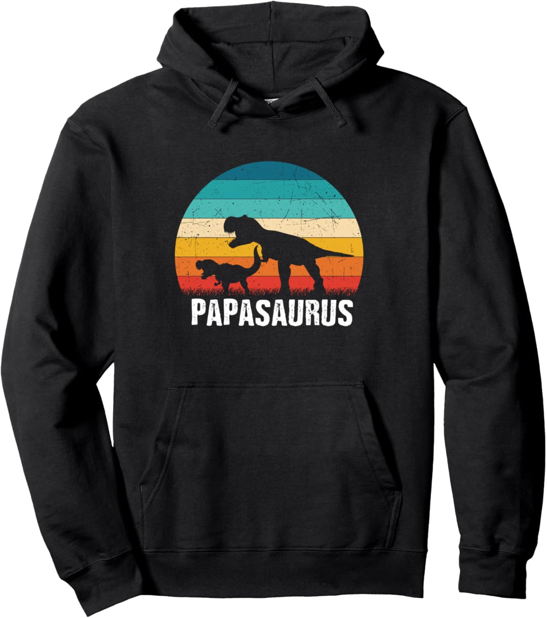 Papasaurus Vater Tag Dinosaurier Papa Saurus Geschenk Dino Pullover Hoodie
