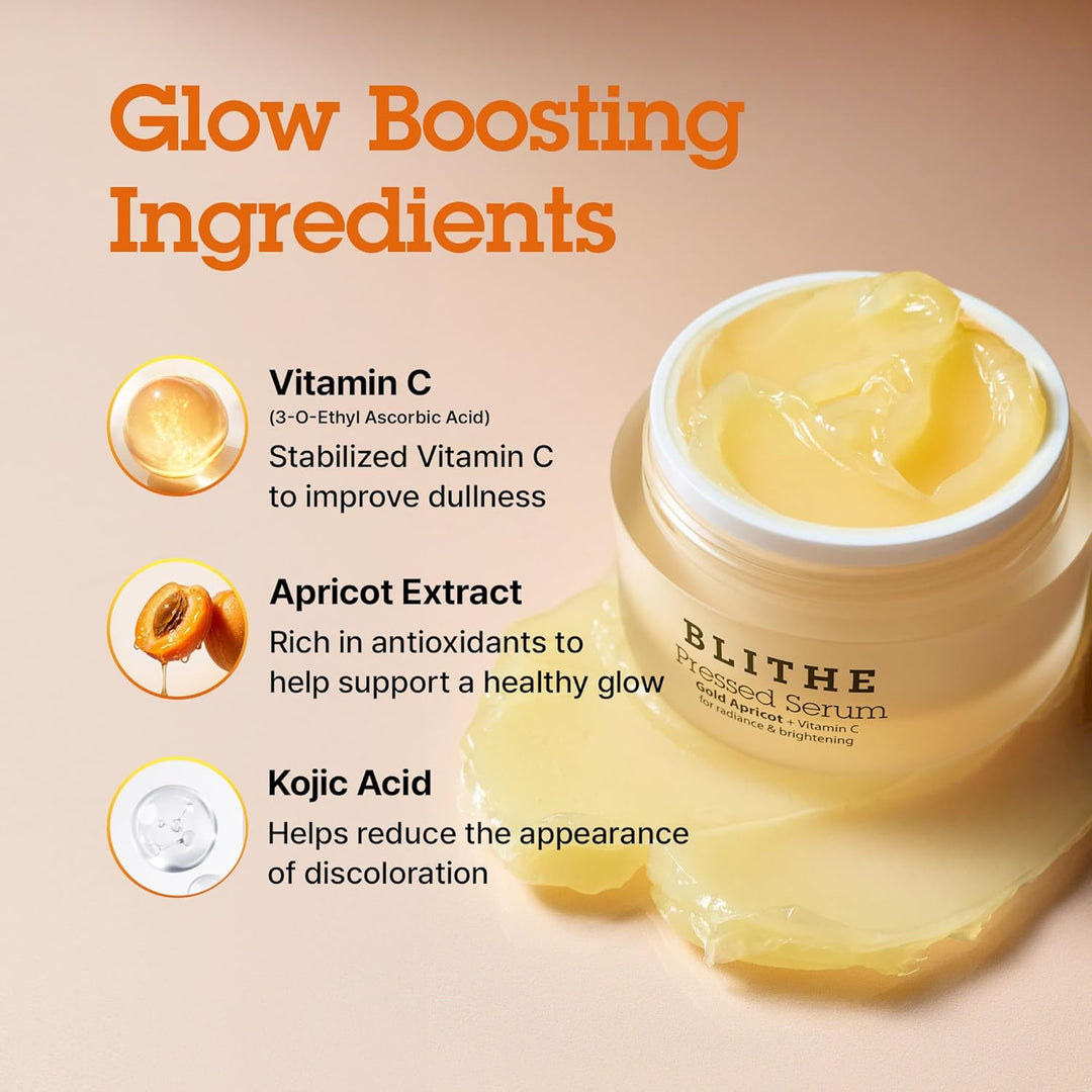 BLITHE Gold Aprikose Niacinamid Creme Glass Skin - Korean Skincare Glow Tagescreme für reife Haut, N