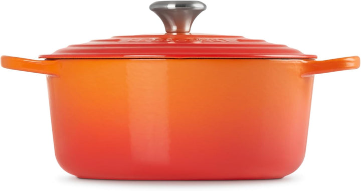 Le Creuset Signature Gusseisen-Bräter mit Deckel, Ø 26 cm, Rund, Für alle Herdarten und Induktion ge