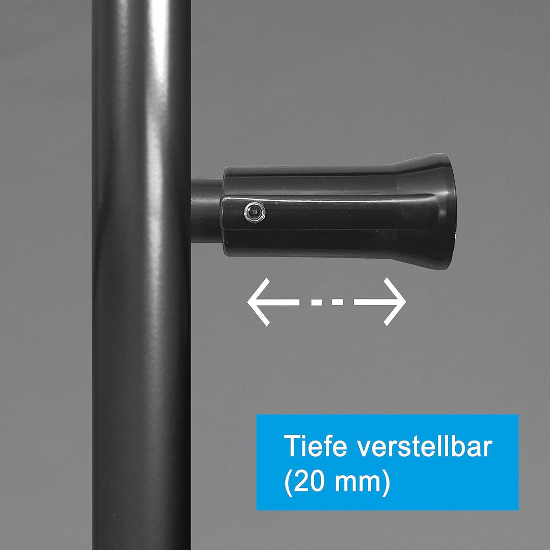 Heizkörper Badheizkörper Handtuchwärmer mit Seitenanschluss unten schwarz (1160 x 750 mm) (726 Watt