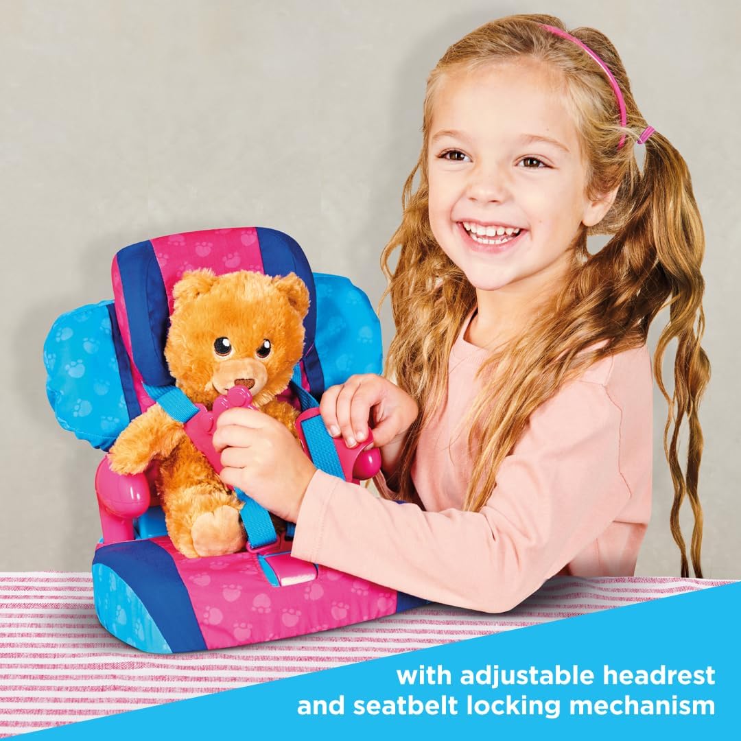Casdon Build-A-Bear Workshop Furry Friend Toy Car Booster Seat