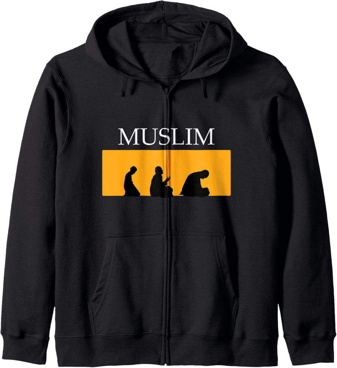 Islam Symbol Cool Islamisch Retro Muslimisch Kapuzenjacke