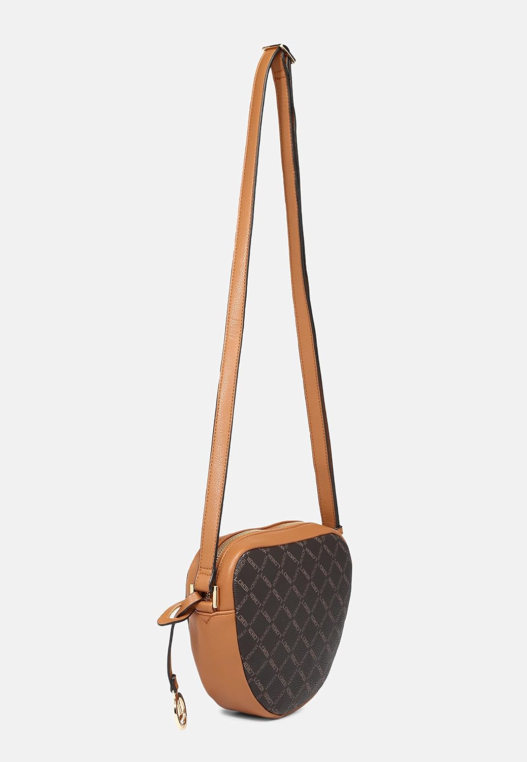 L.CREDI Handtasche Filiberta mit Label-Applikationen Damen