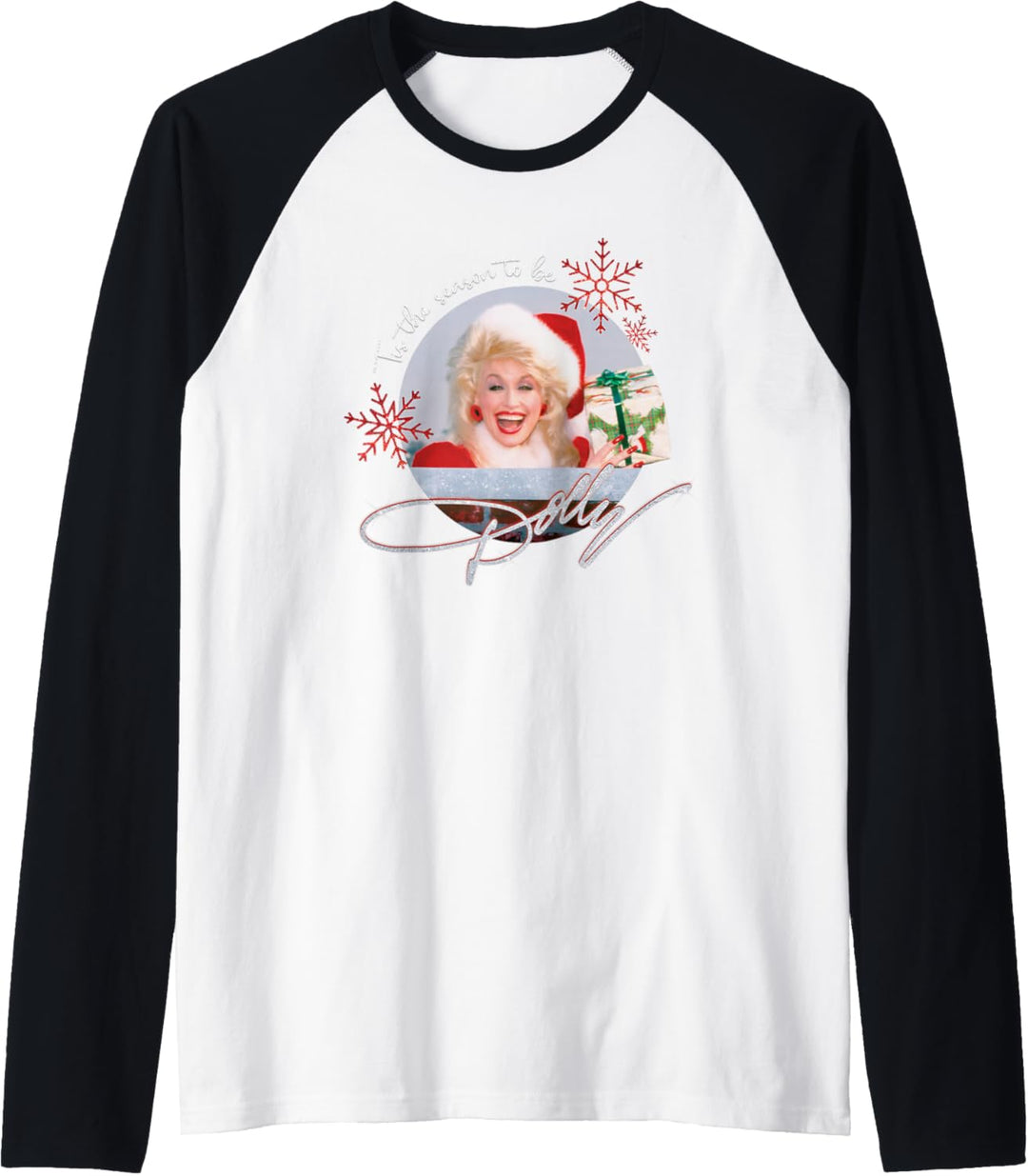 Tis the Season to be Dolly Vintage Raglan