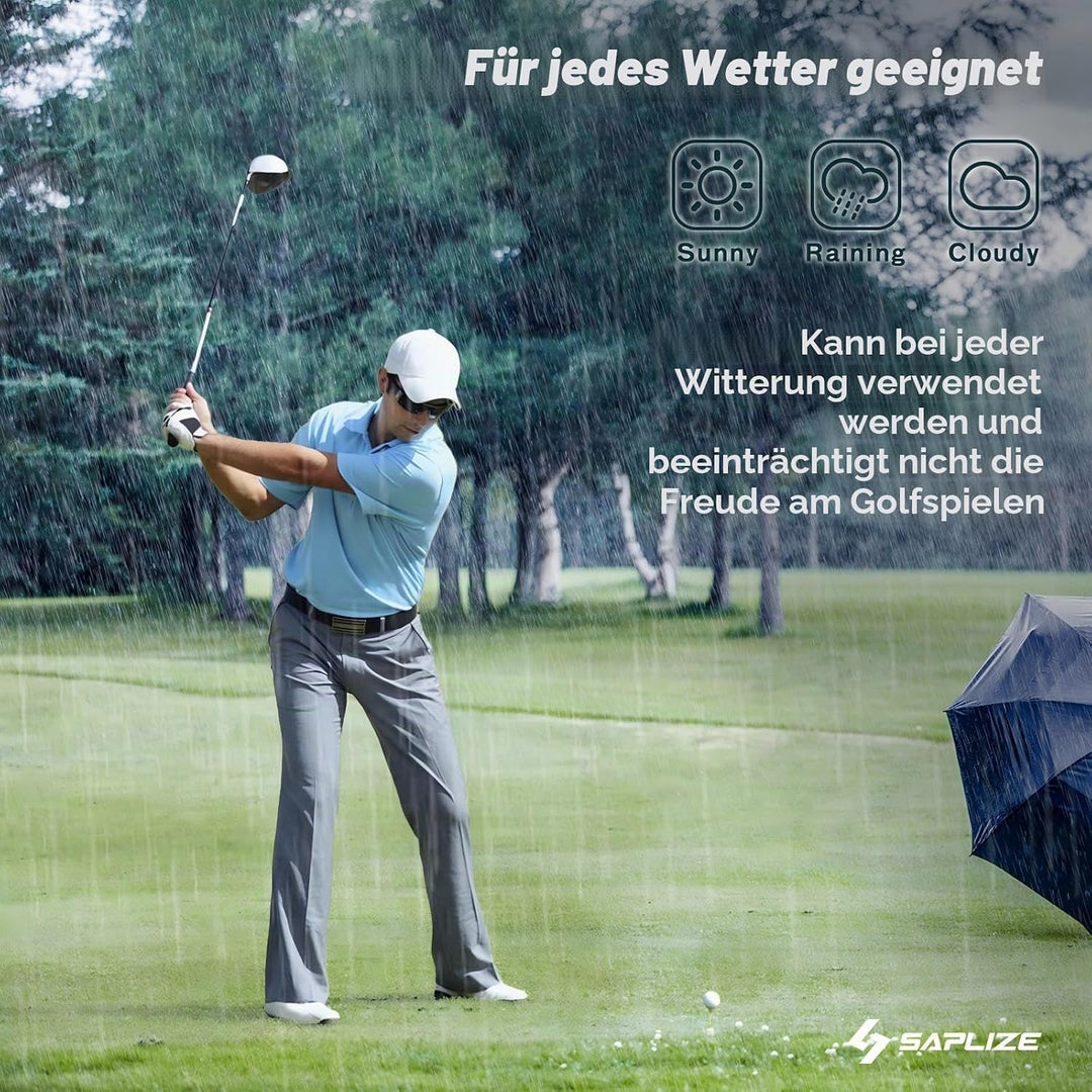 SAPLIZE Golfgriffe 13er-Set mit komplettem Regripping-Kit, Standard / Mittelklasse, Weiss / Grün / R
