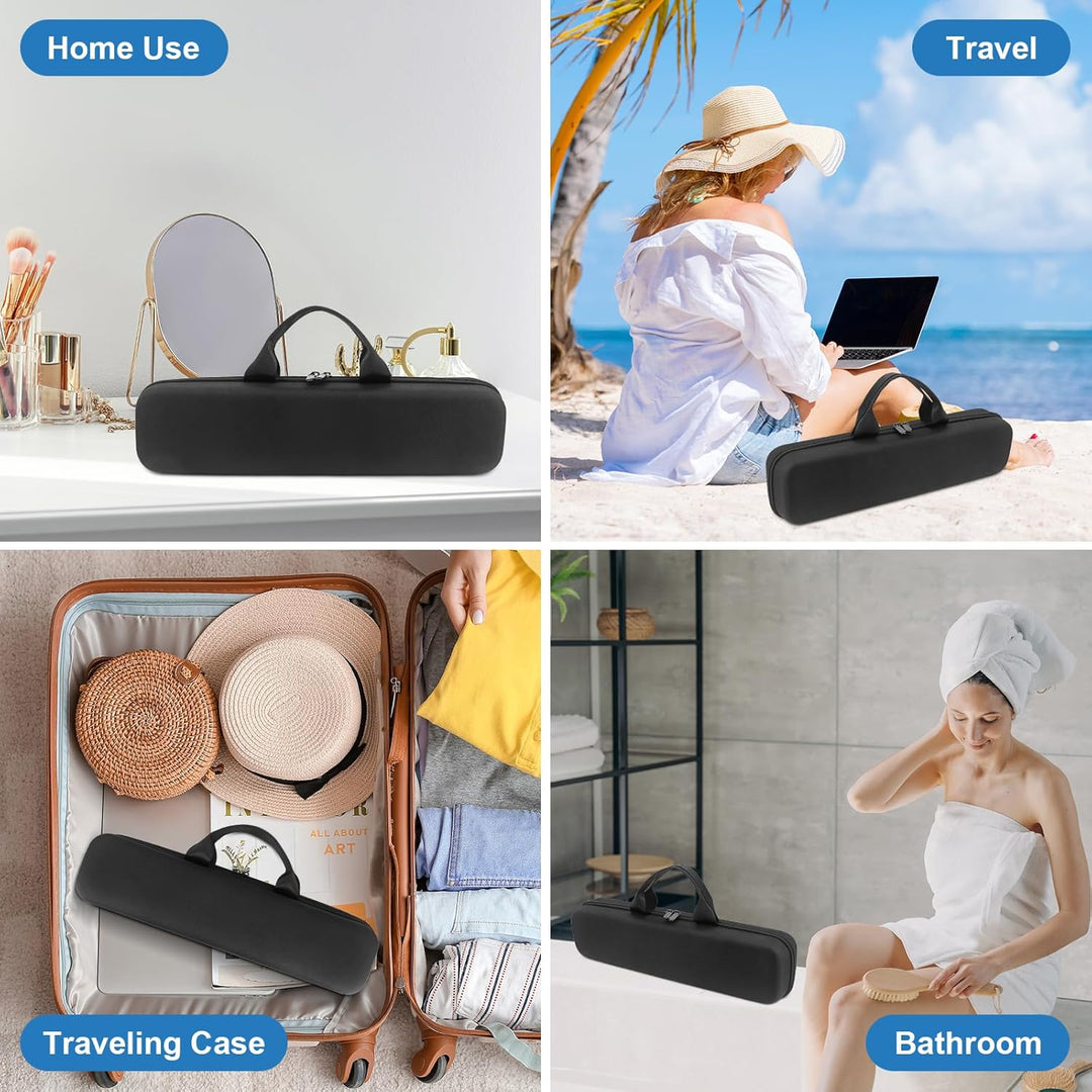 Tragetasche Kompatibel mit Dyson Airstrait Haarglätter(EU-Version), Upgrade-Kapazität Hardshell Eva