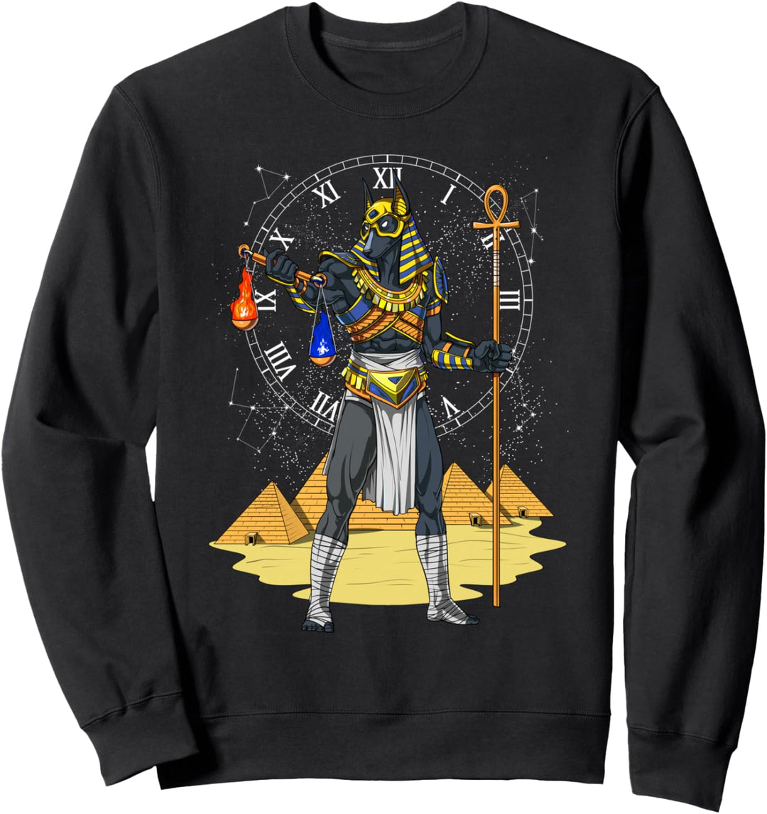 Anubis ägyptische Gott ägyptische Pyramiden Mythologie Sweatshirt