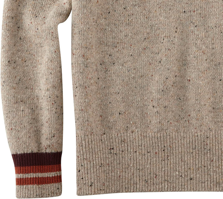 OLYMP Herren Strickpullover Casual Strick,Uni,Regular fit L Beige 21, L Beige 21