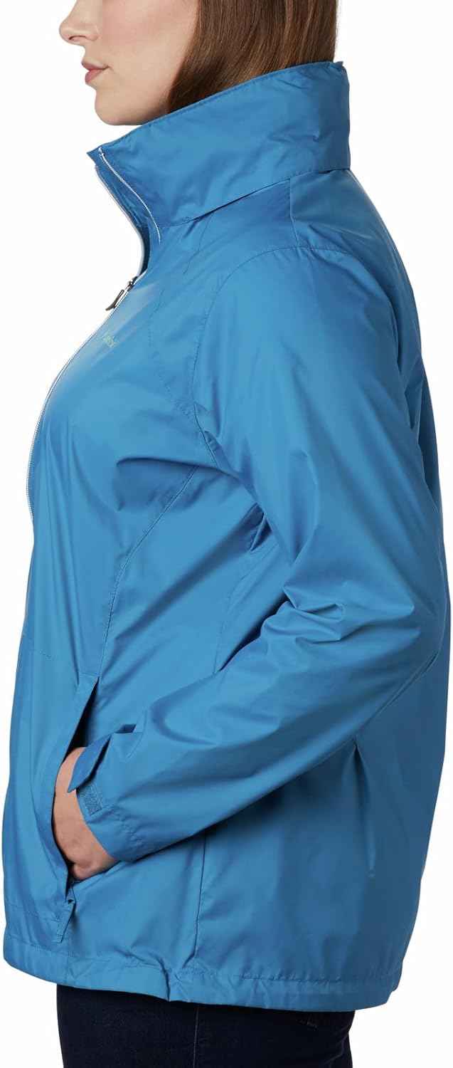 Columbia Damen Switchback III Jacket Wasserdichte Regenjacke (1er Pack) XL Dunkler Pool, XL Dunkler