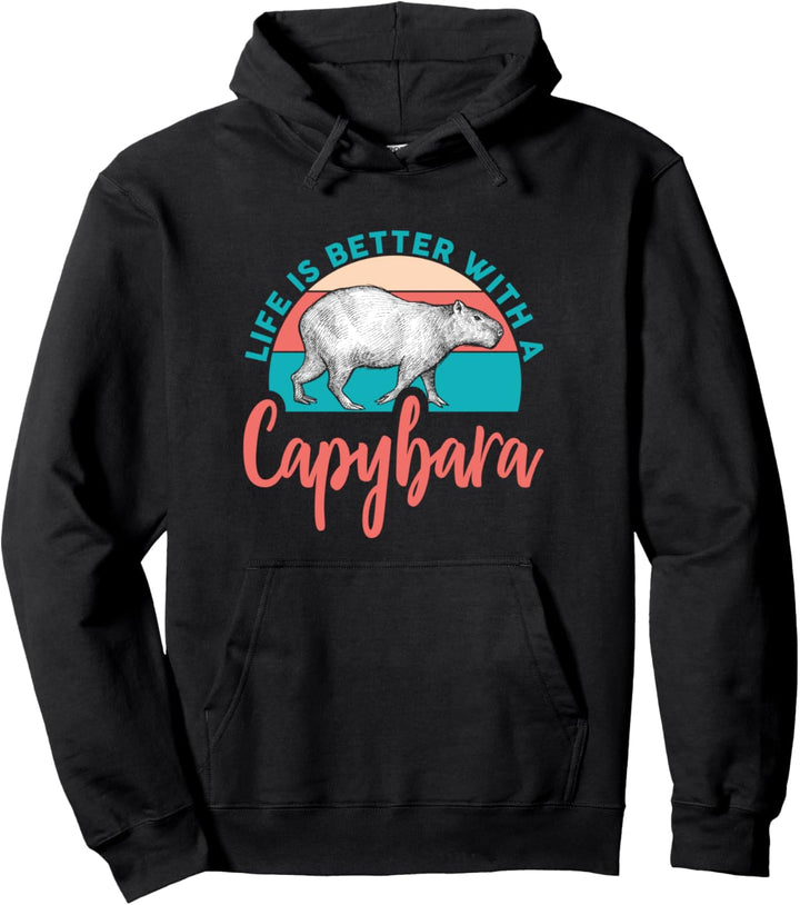 Capybara Design für Capibara Besitzer Perfekter Nager Pullover Hoodie