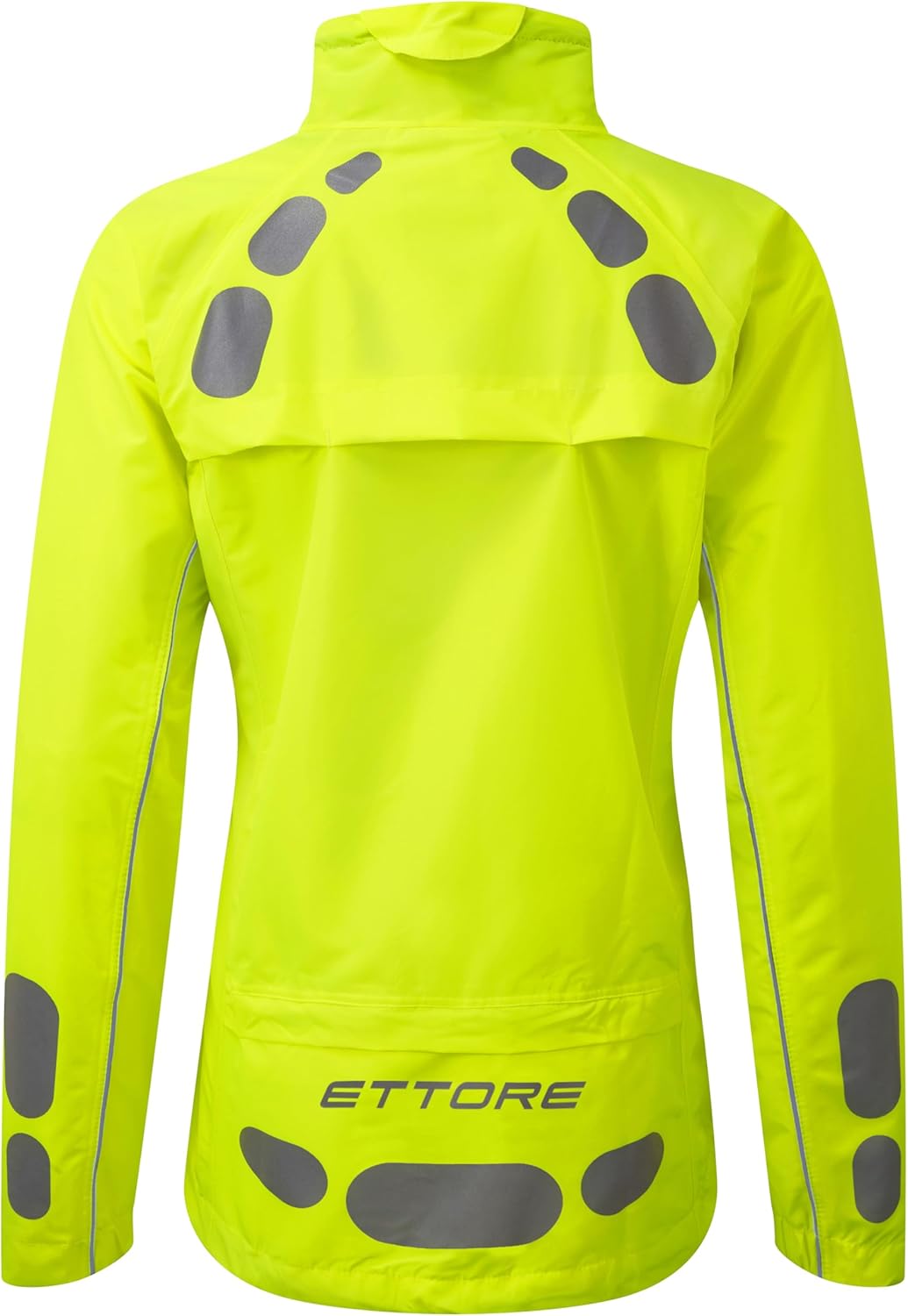 Damen Radsportjacke wasserdicht atmungsaktiv High-Vis - Gelb - Night Eagle, Gelb