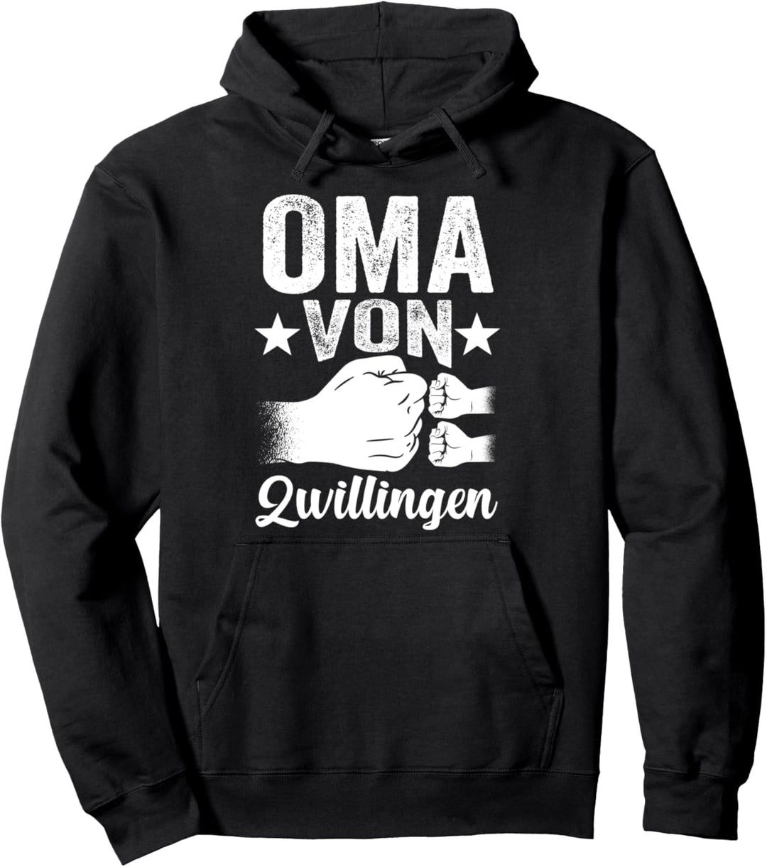 Oma Von Zwillingen Grossmutter Pullover Hoodie