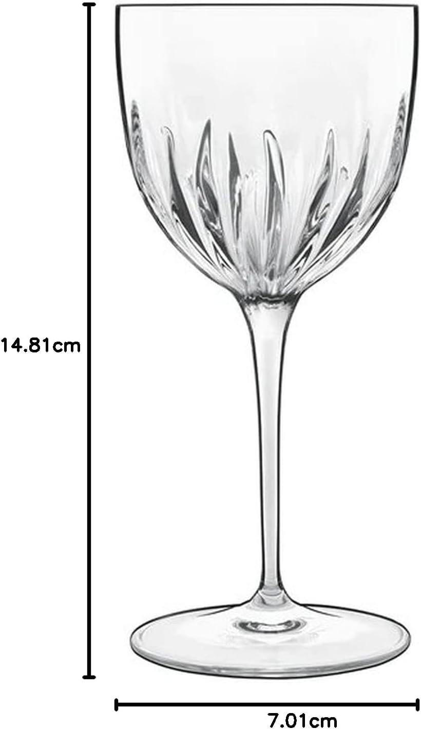 Luigi Bormioli Glass Mixology Nick &amp; Nora Weinstiel, 142 ml, 6 Stück Nick &amp; Nora 6 Stück (1er Pack),