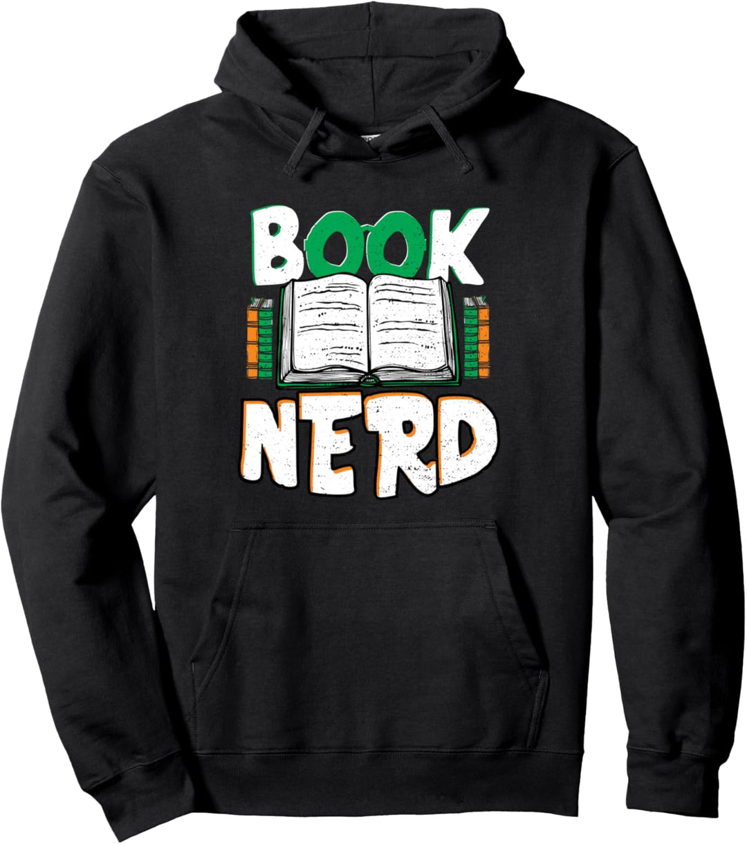 Funny Bücherwurm: Book Nerd - Lesen Pullover Hoodie