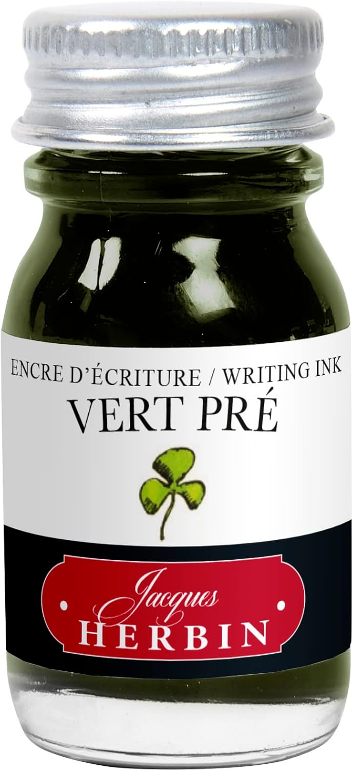J.Herbin 18501T Tintenset mit 5 Tintenflakons (10ml, ideal für Zeichnen und Kalligraphie, Frühling)