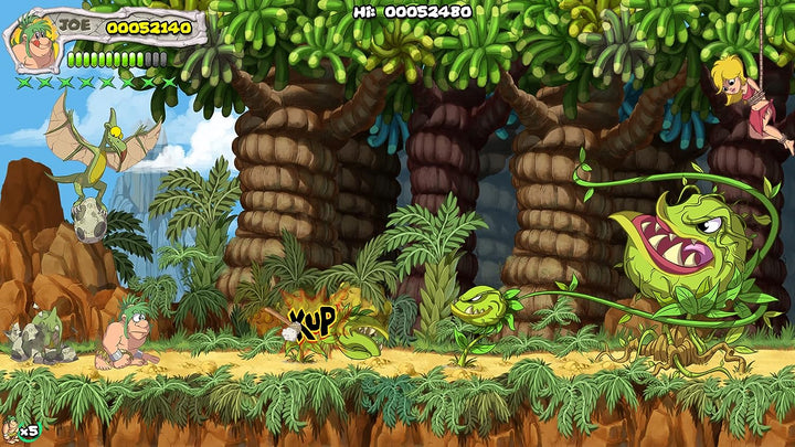 New Joe &amp; Mac: Caveman Ninja - T-Rex Edition [PS4] PlayStation 4, PlayStation 4