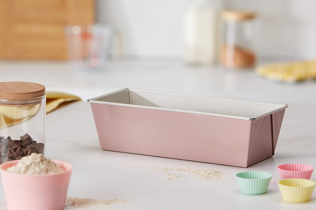 Dr. Oetker Kastenform 25 cm, Königskuchenform aus der Serie Modern Baking - Retro Design mit zweifar