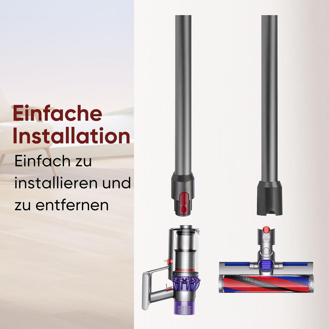 Verlängerungsrohr für Dyson V11 V15 V10 V8 V7 Stabstaubsauger,Ersatz Teleskoprohr Schnellspanner Ver