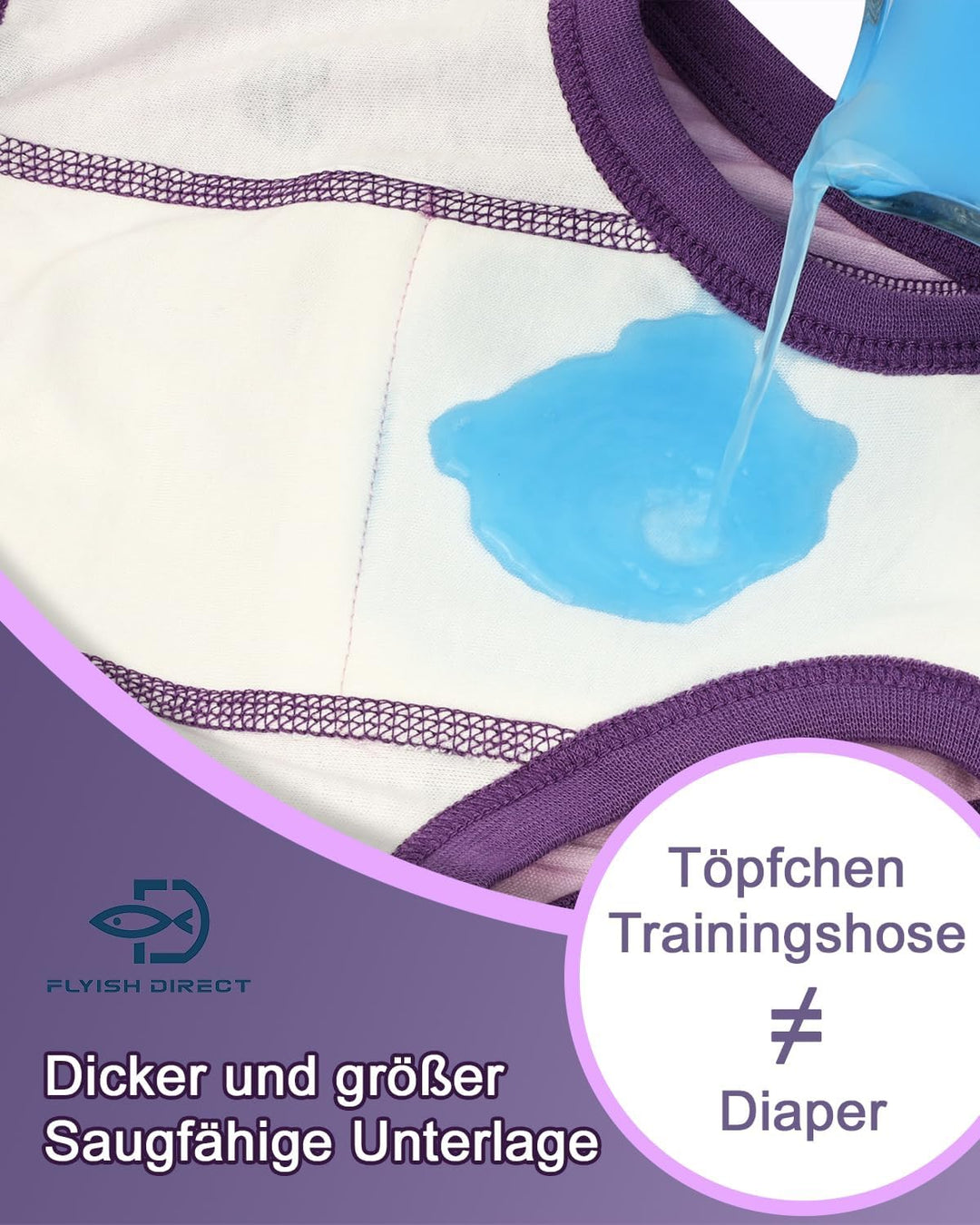 Baby Töpfchen Trainingshose, Kinder Töpfchentraining Unterwäsche für Jungen und Mädchen, Kleinkind T