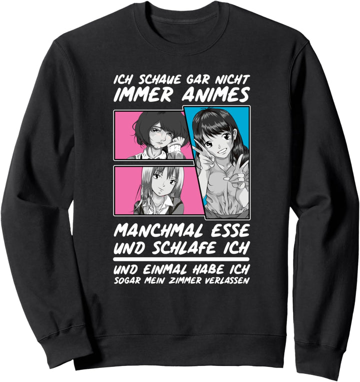 Japanischer Otaku Manga Japaner Nerd Lustiges Anime Sweatshirt