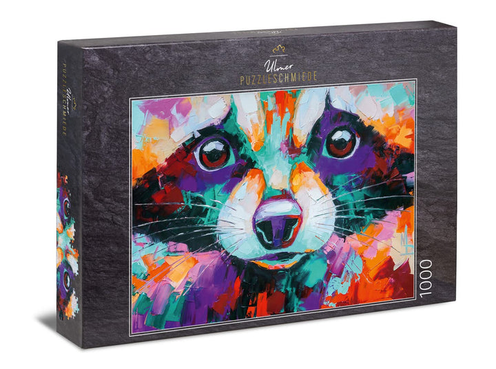 Ulmer Puzzleschmiede - Ölbild-Puzzle „Neozoen“– Klassisches 1000 Teile Puzzle – Kunst-Motiv bunter W