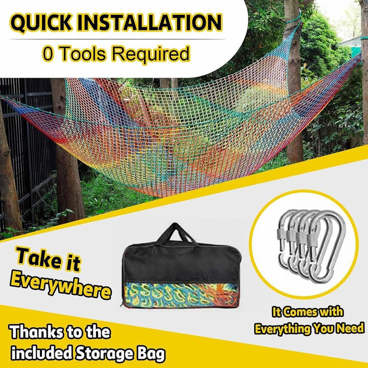 kletternetz,kletternetz Kinder,kletternetz Outdoor,2x3M Kletter-Gepäcknetz doppellagig,4 mm Dickes S
