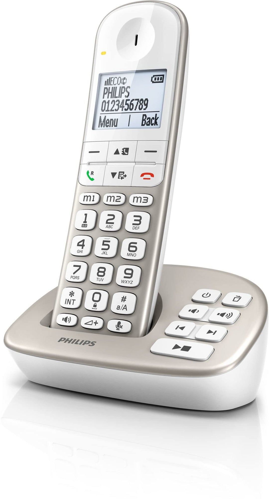 Philips XL4951S/38 DECT Schnurlostelefon - Weiẞ BXL4951S/38, BXL4951S/38