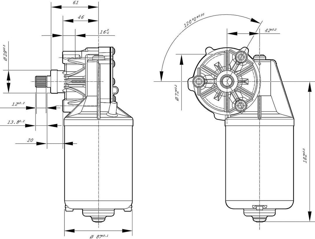 Bosch 0 986 337 410 Wischermotor