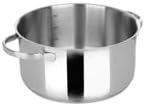 Moneta Allegro Casseruola 2m 22 cm in Acciaio Inox per tutti i Fuochi 3.9 Litri, Silber/Schwarz 22cm