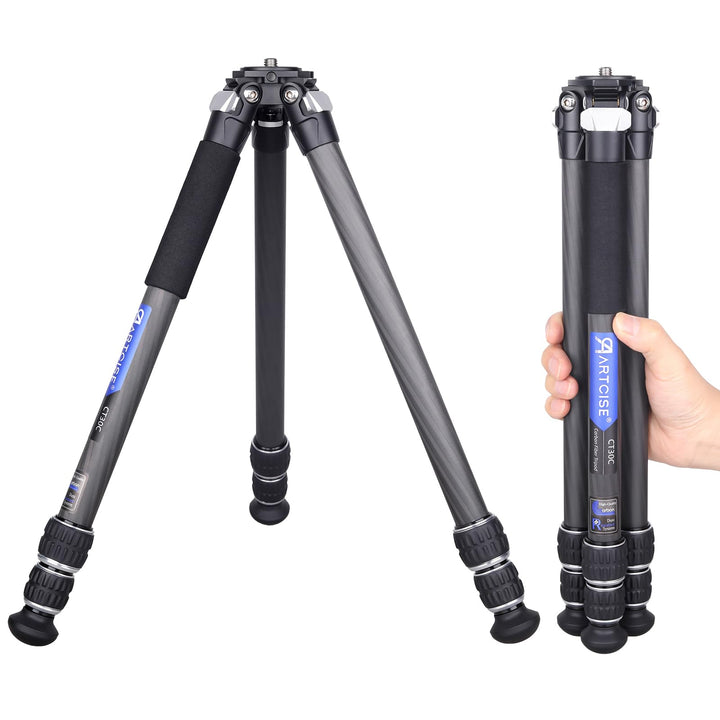 ARTCISE Kohlefaser-Stativ, 82,5 cm CT30C, kompaktes, tragbares Kohlefaser-Kamerastativ für DSLR, Vid