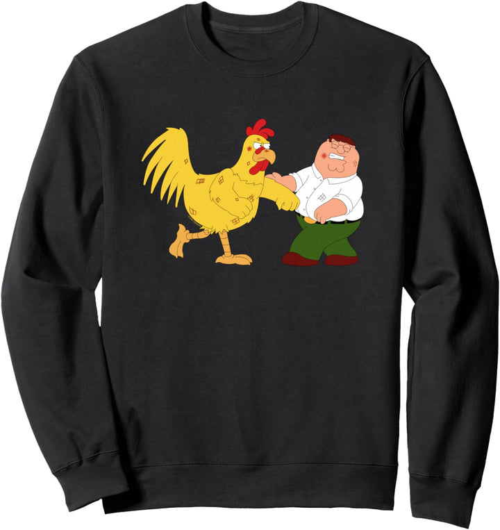 Family Guy Peter &amp; Chicken Fighting Sweatshirt